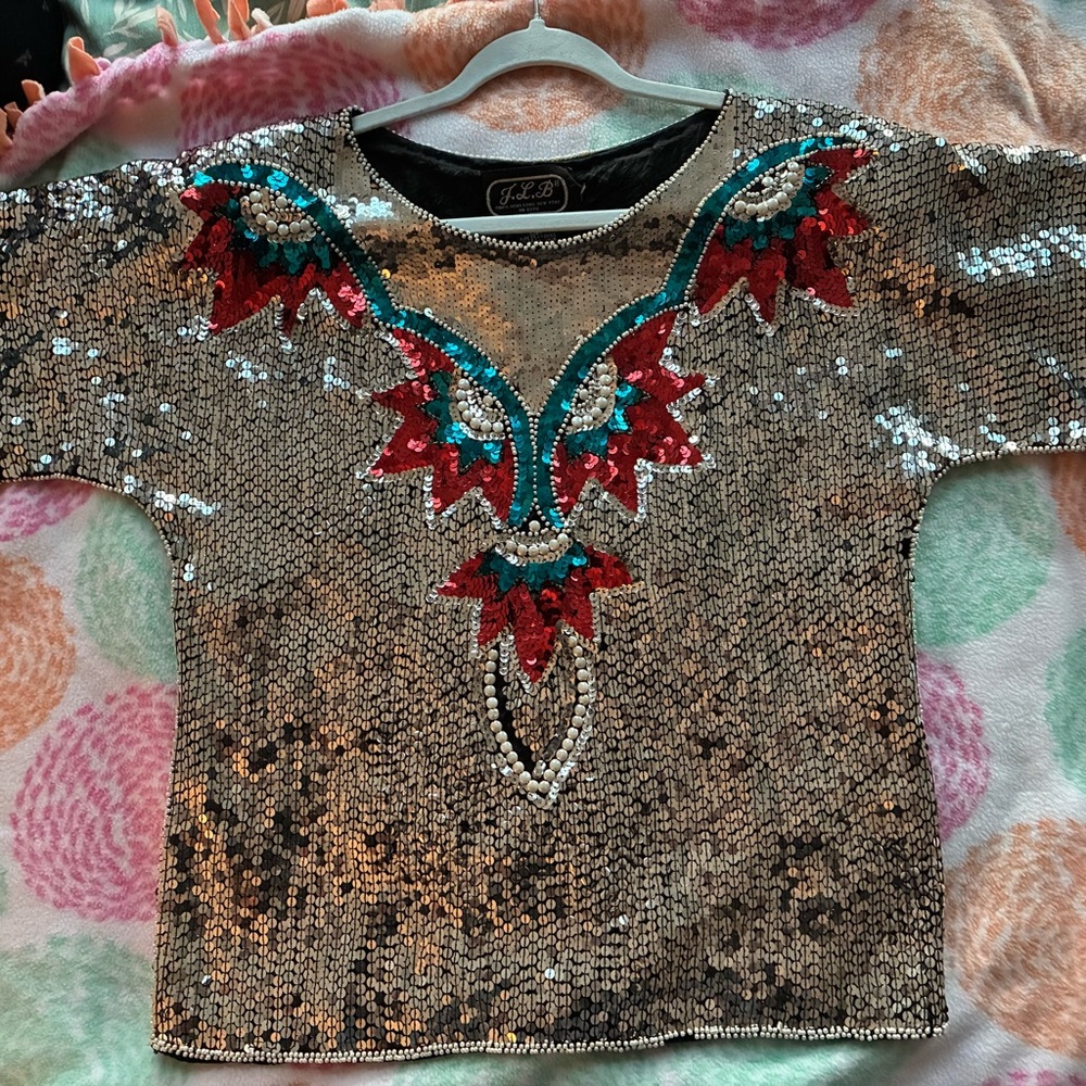 Sequin Multicolor Top